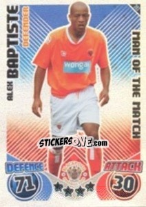 Sticker Alex Baptiste - English Premier League 2010-2011. Match Attax - Topps