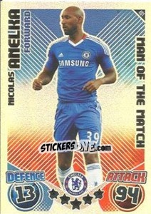 Sticker Nicolas Anelka - English Premier League 2010-2011. Match Attax n. 401 - Topps