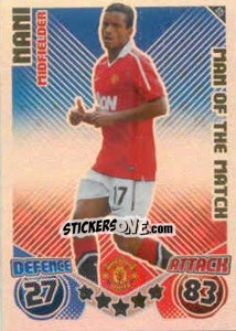 Sticker Nani - English Premier League 2010-2011. Match Attax - Topps