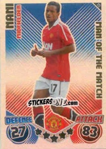 Sticker Nani - English Premier League 2010-2011. Match Attax n. 415 - Topps