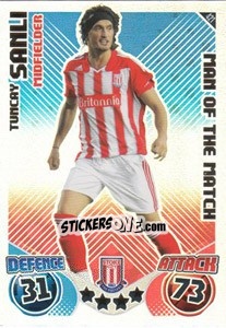 Sticker Tuncay Sanli - English Premier League 2010-2011. Match Attax n. 421 - Topps