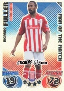 Cromo Ricardo Fuller - English Premier League 2010-2011. Match Attax - Topps