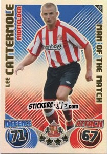 Sticker Lee Cattermole - English Premier League 2010-2011. Match Attax n. 424 - Topps