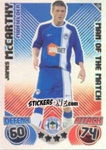 Sticker James McCarthy - English Premier League 2010-2011. Match Attax n. 436 - Topps