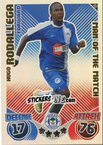 Sticker Hugo Rodallega - English Premier League 2010-2011. Match Attax n. 437 - Topps
