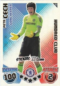 Sticker Petr Cech - English Premier League 2010-2011. Match Attax n. 441 - Topps