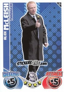 Sticker Alex McLeish - English Premier League 2010-2011. Match Attax n. 447 - Topps