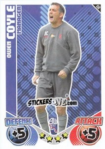 Sticker Owen Coyle - English Premier League 2010-2011. Match Attax n. 450 - Topps