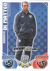 Sticker Roberto Di Matteo - English Premier League 2010-2011. Match Attax n. 461 - Topps