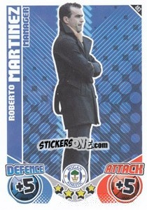 Sticker Roberto Martinez - English Premier League 2010-2011. Match Attax n. 463 - Topps