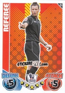 Sticker Referee - English Premier League 2010-2011. Match Attax n. 465 - Topps