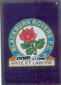 Sticker Emblem of Blackburn - English Premier League 2010-2011. Match Attax n. R4 - Topps