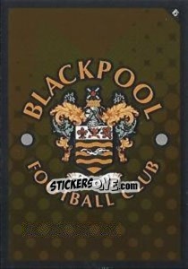 Sticker Emblem of Blackpool - English Premier League 2010-2011. Match Attax n. R5 - Topps