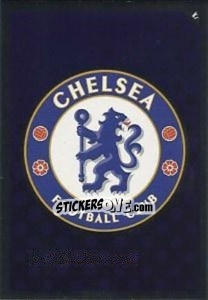 Sticker Emblem of Chelsea - English Premier League 2010-2011. Match Attax - Topps