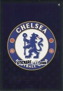 Sticker Emblem of Chelsea - English Premier League 2010-2011. Match Attax n. R7 - Topps