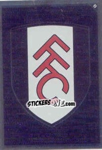 Sticker Emblem of Fulham - English Premier League 2010-2011. Match Attax n. R9 - Topps