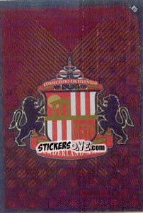 Cromo Emblem of Sunderland - English Premier League 2010-2011. Match Attax n. R15 - Topps