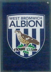 Cromo Emblem of West Bromwich - English Premier League 2010-2011. Match Attax - Topps