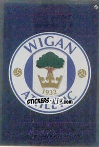 Sticker Emblem of Wigan - English Premier League 2010-2011. Match Attax n. R19 - Topps