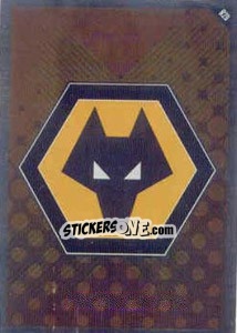 Sticker Emblem of Wolverhampton - English Premier League 2010-2011. Match Attax n. R20 - Topps
