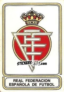 Sticker R.F. Espanola Futbol - Liga Spagnola 1981-1982 - Panini