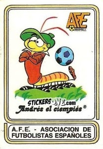 Figurina Mascot - Liga Spagnola 1981-1982 - Panini