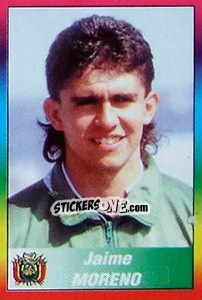 Sticker Jaime Moreno - Copa América 1999 - Navarrete