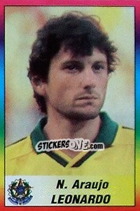 Sticker N. Araujo Leonardo - Copa América 1999 - Navarrete