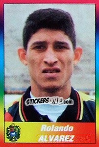 Cromo Rolando Alvarez - Copa América 1999 - Navarrete