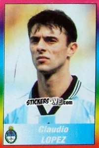 Sticker Claudio Lopez - Copa América 1999 - Navarrete
