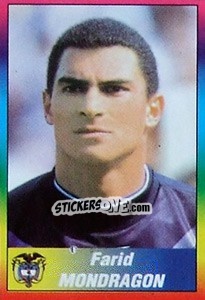 Sticker Faryd Mondragon - Copa América 1999 - Navarrete