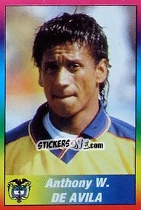 Cromo Anthony W. De Avila - Copa América 1999 - Navarrete