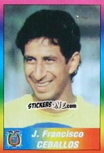 Sticker J. Francisco Ceballos - Copa América 1999 n. 191 - Navarrete