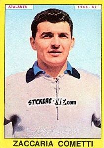 Sticker Zaccaria Cometti - Calciatori 1966-1967 n. 4 - Panini