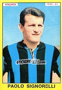 Figurina Paolo Signorelli - Calciatori 1966-1967 n. 8 - Panini