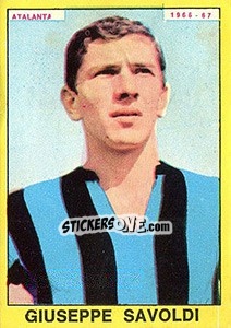 Sticker Giuseppe Savoldi - Calciatori 1966-1967 - Panini