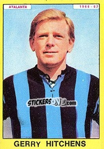 Figurina Gerry Hitchens - Calciatori 1966-1967 n. 13 - Panini
