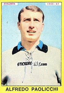 Cromo Alfredo Paolicchi - Calciatori 1966-1967 - Panini