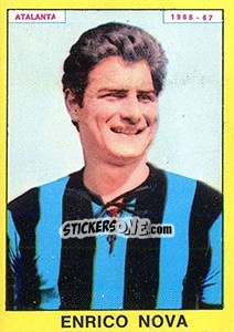 Sticker Enrico Nova - Calciatori 1966-1967 n. 15 - Panini