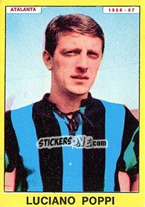 Sticker Luciano Poppi - Calciatori 1966-1967 n. 17 - Panini