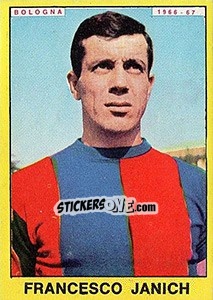Sticker Francesco Janich - Calciatori 1966-1967 n. 24 - Panini
