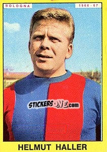 Sticker Helmut Haller - Calciatori 1966-1967 - Panini