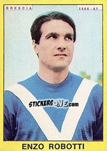 Figurina Enzo Robotti - Calciatori 1966-1967 - Panini