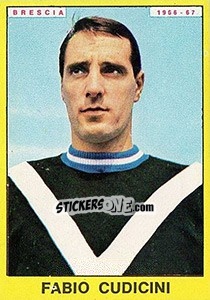 Sticker Fabio Cudicini - Calciatori 1966-1967 n. 38 - Panini