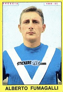 Sticker Alberto Fumagalli - Calciatori 1966-1967 n. 39 - Panini