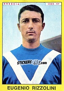 Cromo Eugenio Rizzolini - Calciatori 1966-1967 - Panini