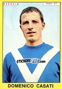Sticker Domenico Casati - Calciatori 1966-1967 n. 42 - Panini