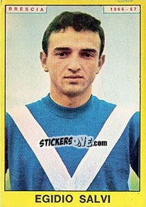 Sticker Egidio Salvi - Calciatori 1966-1967 - Panini