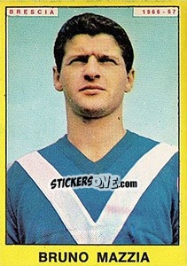 Sticker Bruno Mazzia - Calciatori 1966-1967 n. 44 - Panini