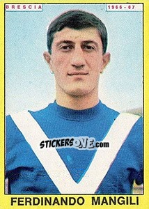 Sticker Ferdinando Mangili - Calciatori 1966-1967 - Panini